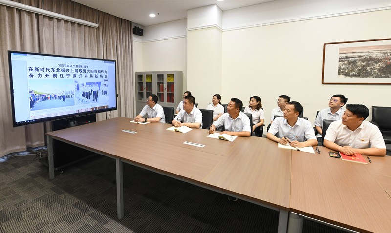 红辽公司组织党员干部学习习近平总书记在辽宁考察时重要讲话精神_副本.jpg